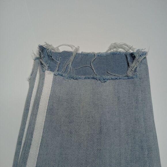 GB Gianni Bini Tuxedo Stripe Raw Step Hem Jeans - Picture 4 of 9